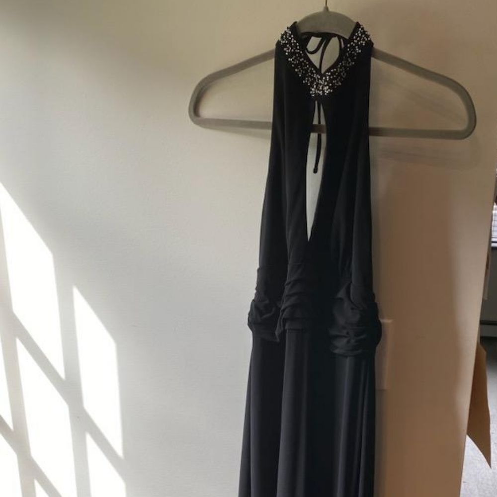 ABS by Allen Schwartz - Black Evening Gown - Size Small